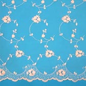 Hímzett tüll - LIGHT PEACH